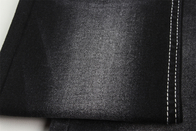 356 g/m² 10,5 Unzen Stretch-Denim-Stoff, schwarze Farbe, 3/1 rechtshändiger Twill