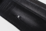 Hochelastischer 11,5-Unzen-Jeansstoff in schwarzer Farbe mit weißer Rückseite für Herrenjeans