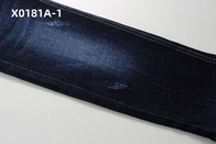 Großhandel 11 Oz Blaue Crosshatch Slub Stretch Denim Stoff für Jeans