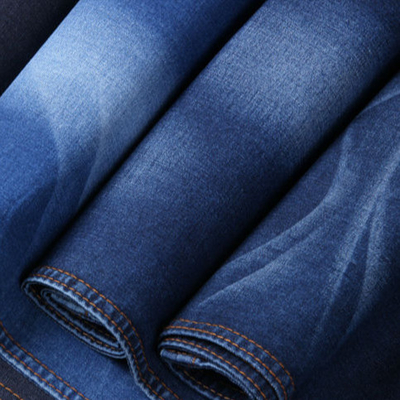 Polyester 2% Lycra des Satin-Bambusdenim-Gewebe-71% der Baumwolle27%