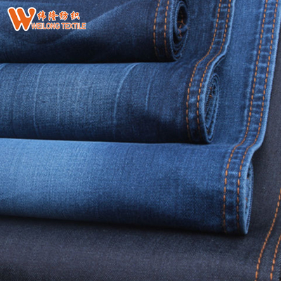 56" merzerisieren Ausdehnungs-Denim-Gewebe der Breiten-11.3oz für Frauen-Hosen