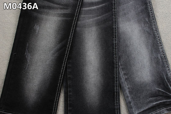 Guter Preis Schwarze Farbe, die 10OZ sanforisiert, Denim-Gewebe für Jeans auszudehnen Online