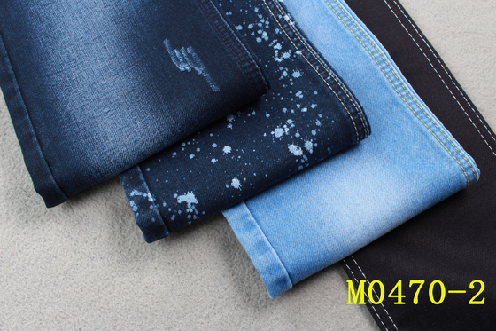Denim-Gewebe der Doppelschicht-12oz wie stricken unregelmäßige Webart 58/59" für Frauen merzerisiertes Ende