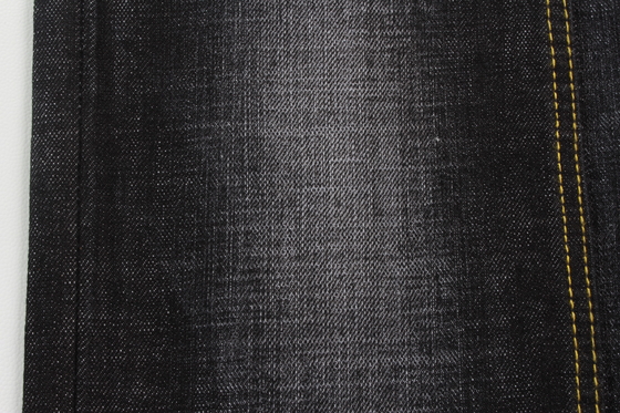 63" sanforisieren volles Baumwollespandex-Denim-Gewebe der Breiten-12Oz mit Verzerrungs-Vorgespinst