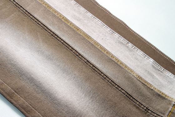 Farbenfrohe, leichtgewichtige, dehnbare Denim-Stoffe in Khaki
