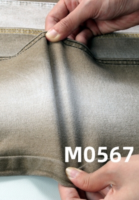 Farbenfrohe, leichtgewichtige, dehnbare Denim-Stoffe in Khaki