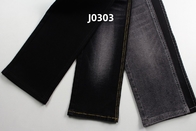Großhandel 11 Oz Super Stretch Schwarz Gewebter Denim Stoff Für Jeans