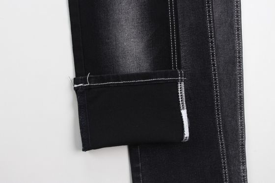 Gewebe aus denim, schwarz