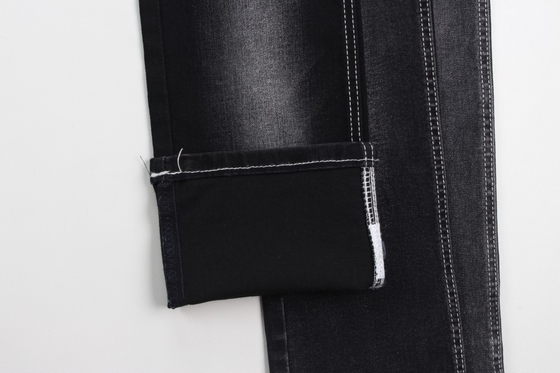 Warm verkaufen 10 Unzen Warp Slub High Stretch schwarze Rückseite Gewebe aus Jeans