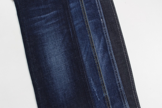 Warm verkauft und Großhandel dunkelblaue Schläufer-Slub-Jeans-Stoff