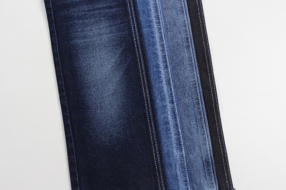 Großhandel 100% Baumwolle Dunkelblau starre Denimstoffe für Jeans