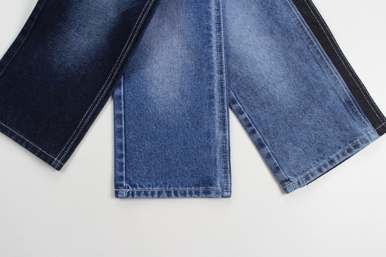 Großhandel 100% Baumwolle Dunkelblau starre Denimstoffe für Jeans