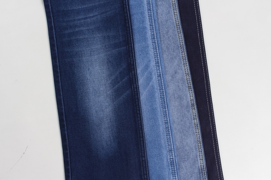 Großhandel 10 Unzen dunkelblaues Stretch gewebtes Jeansgewebe
