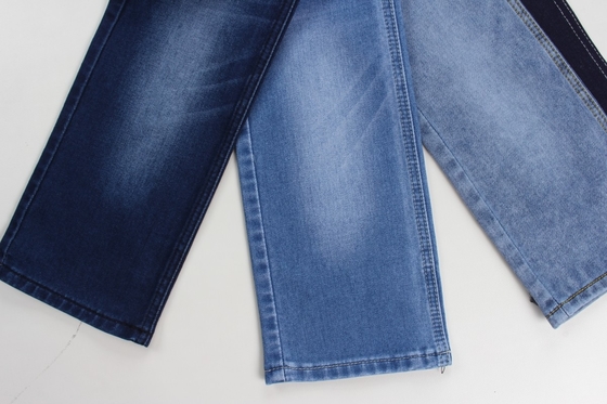 Großhandel 10 Unzen dunkelblaues Stretch gewebtes Jeansgewebe