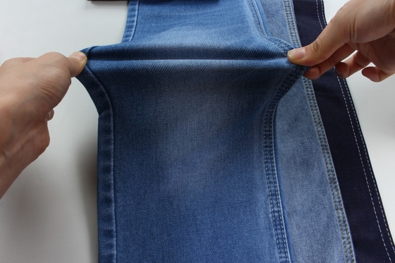 Großhandel 10 Unzen dunkelblaues Stretch gewebtes Jeansgewebe