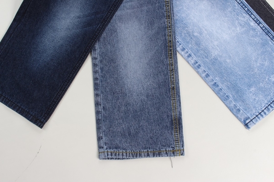 Großhandel 100% Baumwolle 7,3 oz dunkelblaue starre Jeans-Stoffe