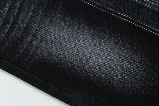 12oz schwarzer Denim Stoff für Männer Jeans oder Jacke schwarze Rückseite für Marken Jeans