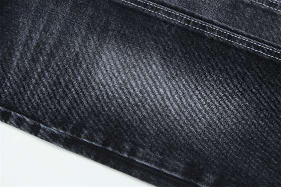 12oz schwarzer Denim Stoff für Männer Jeans oder Jacke schwarze Rückseite für Marken Jeans
