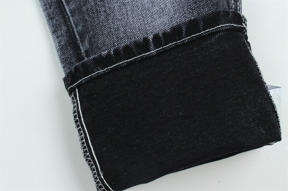 14oz wettbewerbsfähiger Preis Schwarzer Denim Stoff Für Mann Jeans oder Jacke Schwarze Rückseite Hohe Qualität Für Marke Jeans