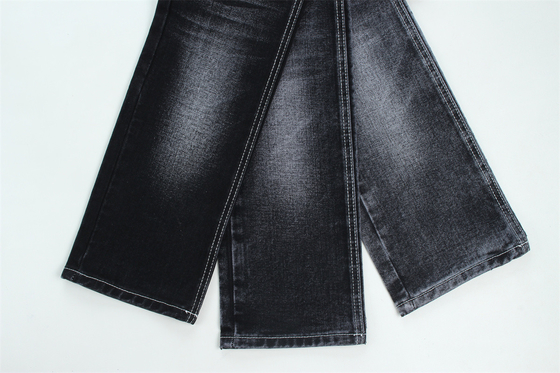 14oz wettbewerbsfähiger Preis Schwarzer Denim Stoff Für Mann Jeans oder Jacke Schwarze Rückseite Hohe Qualität Für Marke Jeans