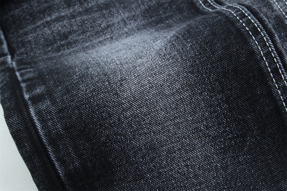 14oz wettbewerbsfähiger Preis Schwarzer Denim Stoff Für Mann Jeans oder Jacke Schwarze Rückseite Hohe Qualität Für Marke Jeans