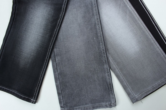 11.5 Unzen schwarz und farbenfrohe Hinterseite Doppelschicht Jeans Stoff