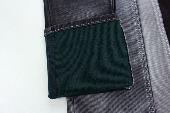 11.5 Unzen schwarz und farbenfrohe Hinterseite Doppelschicht Jeans Stoff