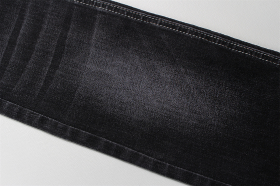 11 Oz Warp Slub Schwarz Denim Stoff Für Mann Jeans High Stretch Indien Markt Stil Hot Sell