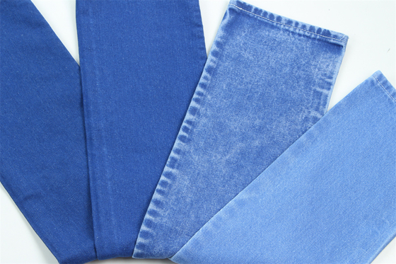 Lebendige und einzigartige blaue Farbe Denim Stoff starre 100% Baumwolle Vollbreite 180cm