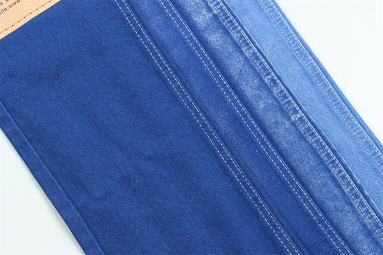Lebendige und einzigartige blaue Farbe Denim Stoff starre 100% Baumwolle Vollbreite 180cm
