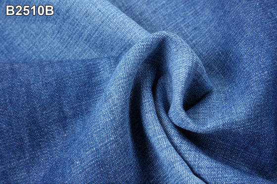 Hemd Denim Stoff 5oz Weich Hand fühlen sich gut Qualität starre 100% Baumwolle