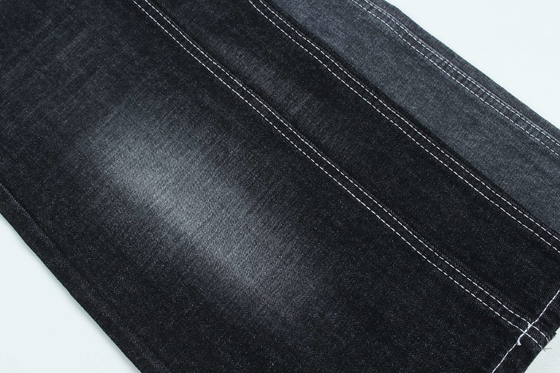 100% Baumwolle Crosshatch Slub Denim Stoff Steif für Mode Stil 13oz Schwarze Farbe Hot Sell To India Markt