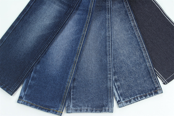 Blaue Farbe Denim Stoff starre 100% Baumwolle Recyclinggarn für Arbeiter Jean Stoff