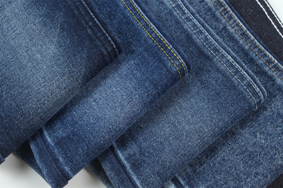 Blaue Farbe Denim Stoff starre 100% Baumwolle Recyclinggarn für Arbeiter Jean Stoff