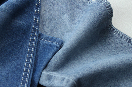 Modetrend Recycling Baumwolle Denim Stoff 100% Recycling Baumwolle 7 Oz Umweltfreundlich