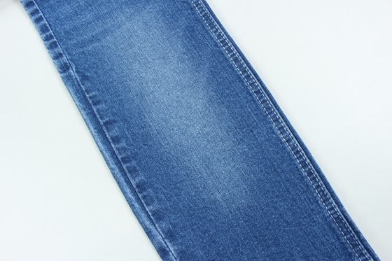 Baumwolle Spandex 11 Unzen Dunkelblaue Warp-Schale Gewebte Jeans Stoff