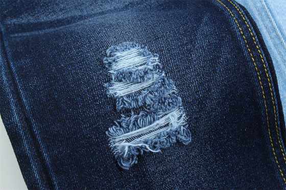 14oz Super Dunkelblau Denim Stoff starre 100% Baumwolle Frische Baumwolle für Marken Stil Jeans Boy Friend Stil