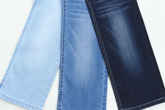 10 Einmal Dobby Baumwolle Polyester Spandex Stretchy Jacquard Denim Stoff für Jeans