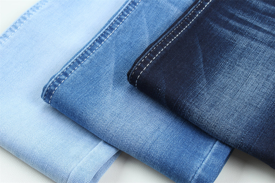 10 Einmal Dobby Baumwolle Polyester Spandex Stretchy Jacquard Denim Stoff für Jeans