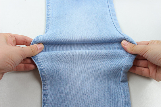 10 Einmal Dobby Baumwolle Polyester Spandex Stretchy Jacquard Denim Stoff für Jeans