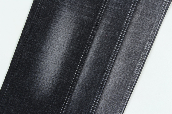 190 Cm Ring Slub Schwefel Schwarz Stretch Denim Stoff Für Männer Jeans