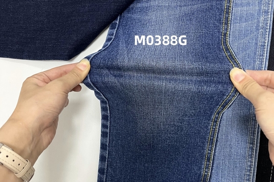 11.5 Oz Dunkelblau und Crosshatch Slub Gewebte Jeans Stoff Normalen Oberfläche