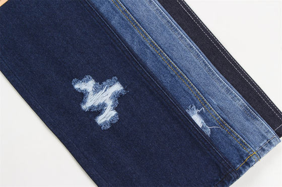 190cm Indigo Blau Baumwolle Polyester Steifes Denim Stoff Für Jeans