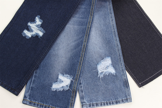 190cm Indigo Blau Baumwolle Polyester Steifes Denim Stoff Für Jeans