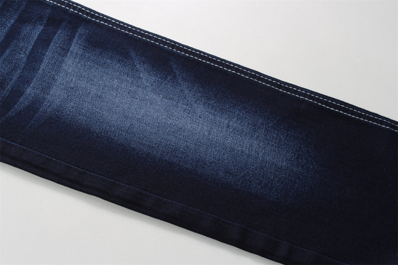 Dunkelblau Schwarz Rückseite Good Stretch Denim Stoff für Jeans