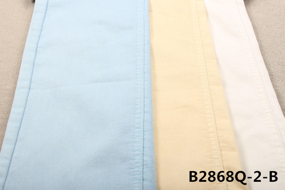 7.6OZ PFD Baumwolle Polyester Spandex weißer Denim Stoff für Frauen Jeans