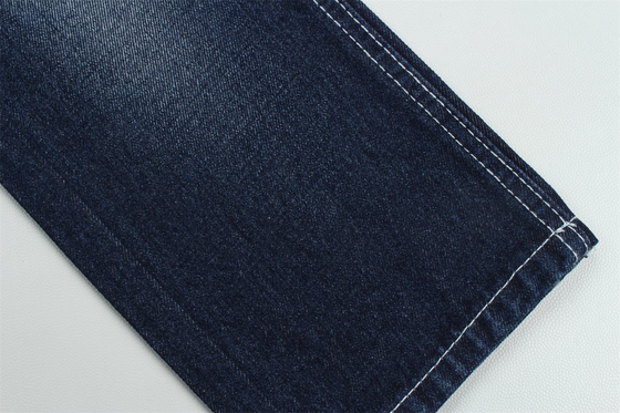Weniger als 2 Dollar 12 Unzen 190 cm Indigo Baumwolle Polyester starres Denim Stoff für Jeans
