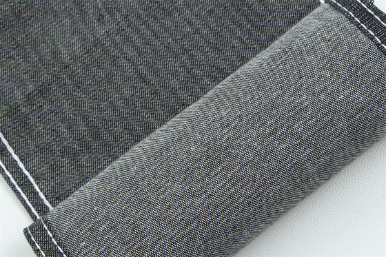 5 Unzen 100% Baumwolle Schwarze Farbe Starr Jeans Stoff für Hemden