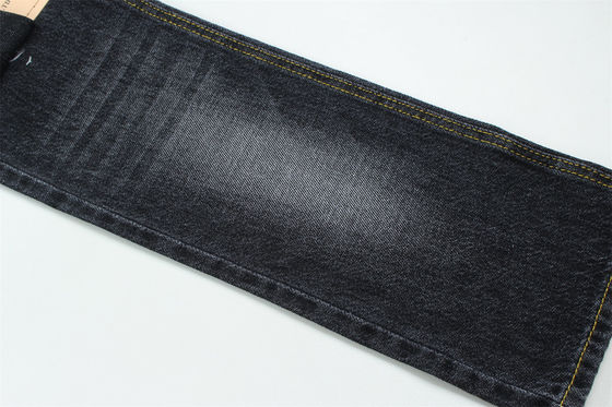 100% Baumwolle 12 Einmal Jungfräuliche Baumwolle Starrer Denim Stoff Für Jeans Dunkel schwarz