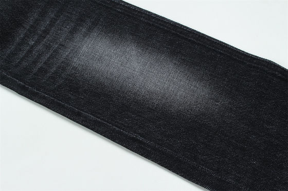 100% Baumwolle 12 Einmal Jungfräuliche Baumwolle Starrer Denim Stoff Für Jeans Dunkel schwarz